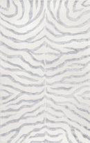 nuLOOM Hand Tufted Plush Zebra Area Rug