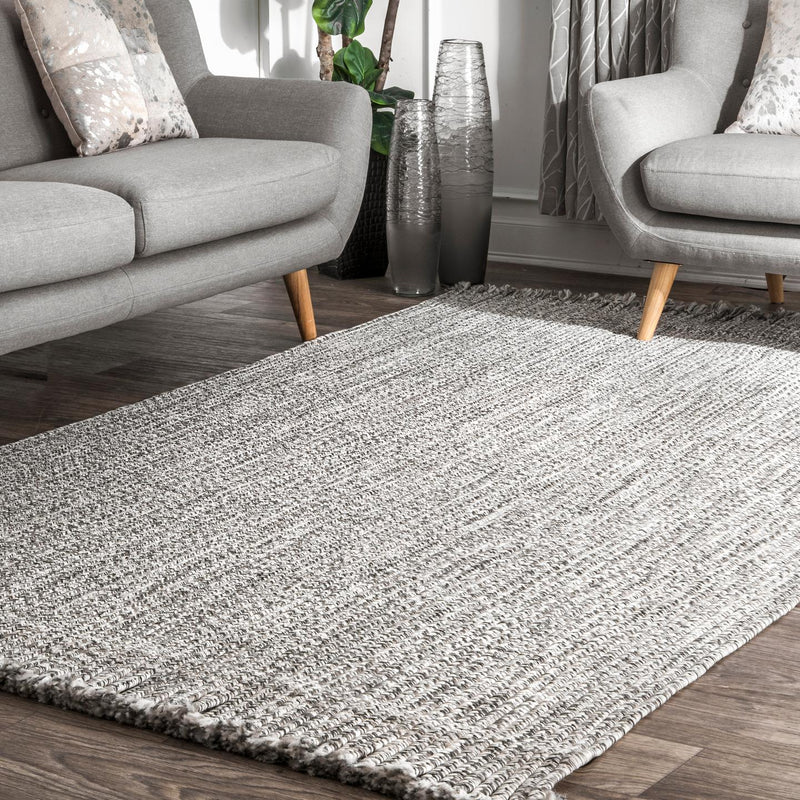 nuLOOM Braided Courtney Tassel Indoor/Outdoor Area Rug