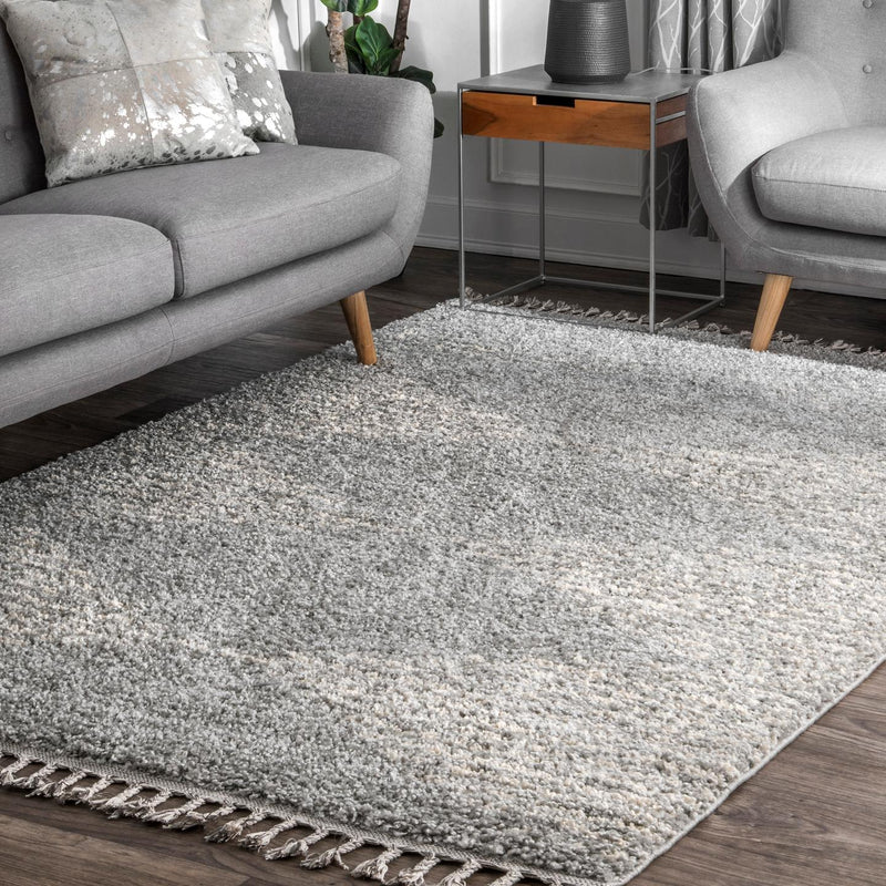 nuLOOM Bria Moroccan Diamond Tassel Area Rug