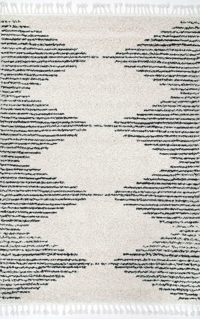 nuLOOM Bria Moroccan Diamond Tassel Area Rug