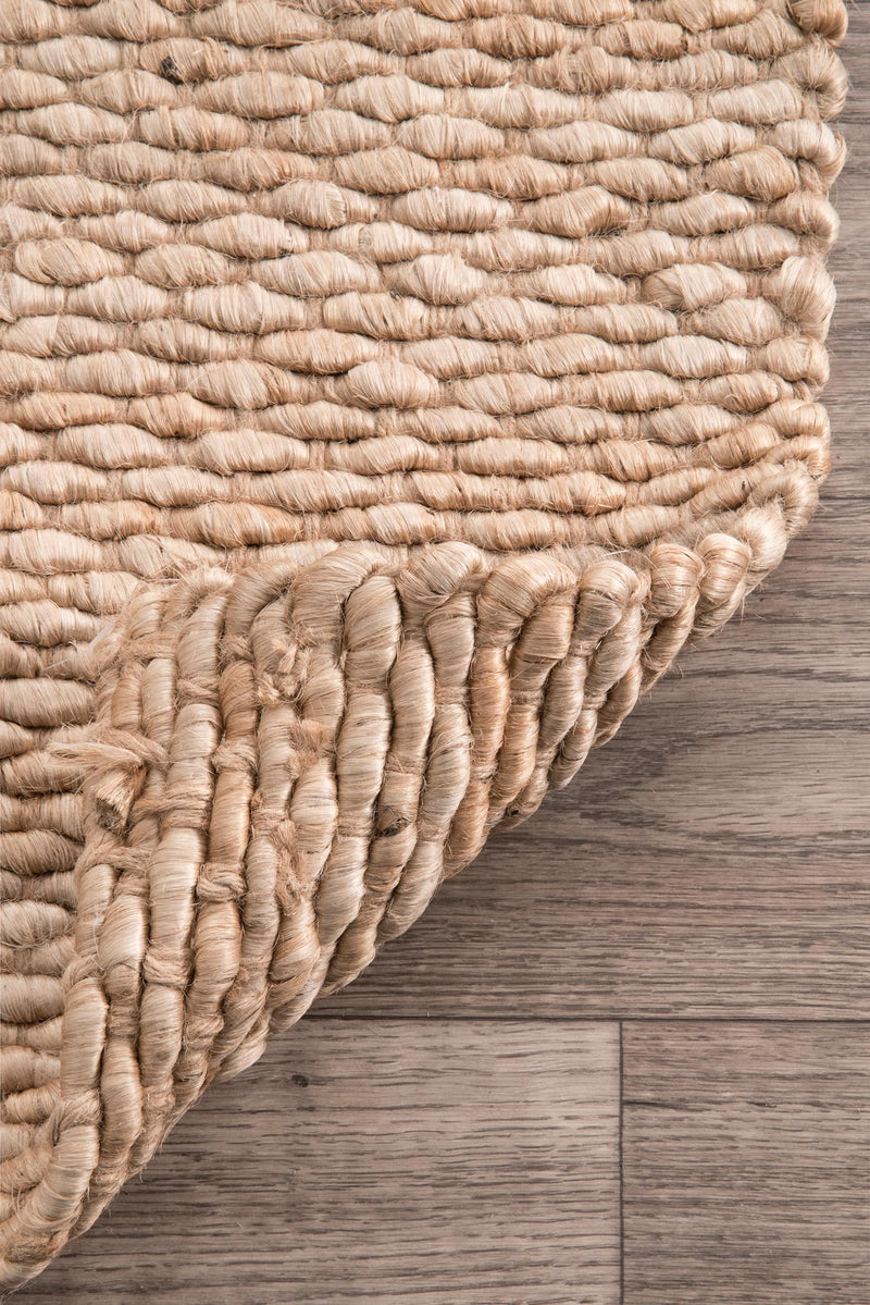 nuLOOM Hand Woven Hailey Jute Area Rug