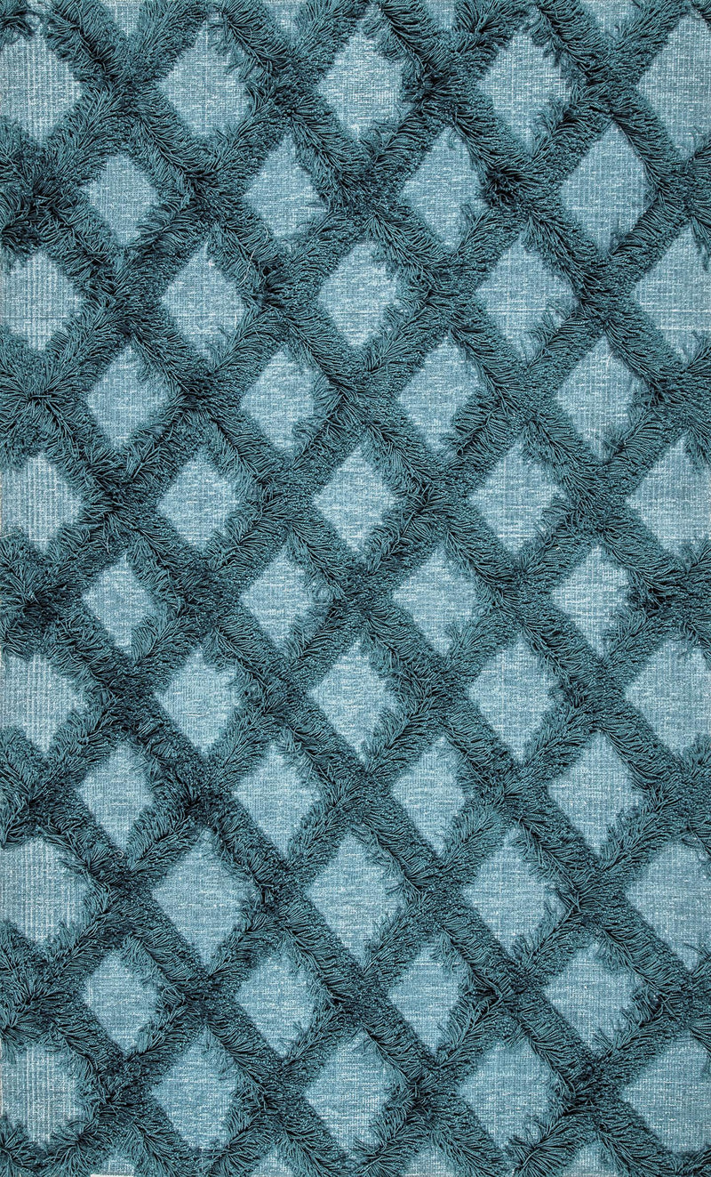 nuLOOM Francene Diamond Trellis Shaggy Area Rug