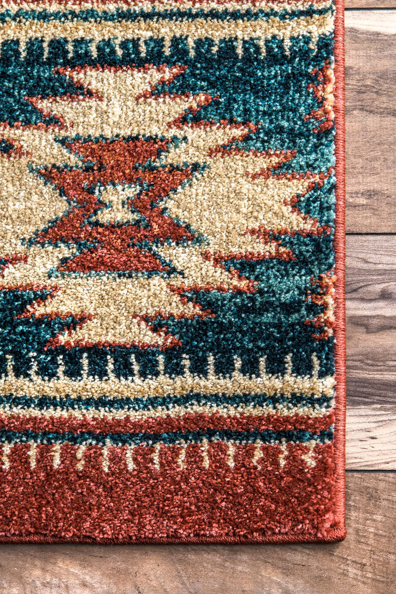 nuLOOM Tribal Diamond Margene Rug Area Rug