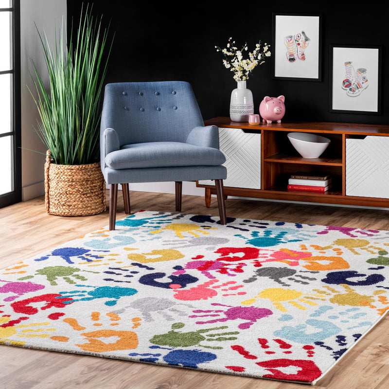 nuLOOM Pinkie Handprint Area Rug