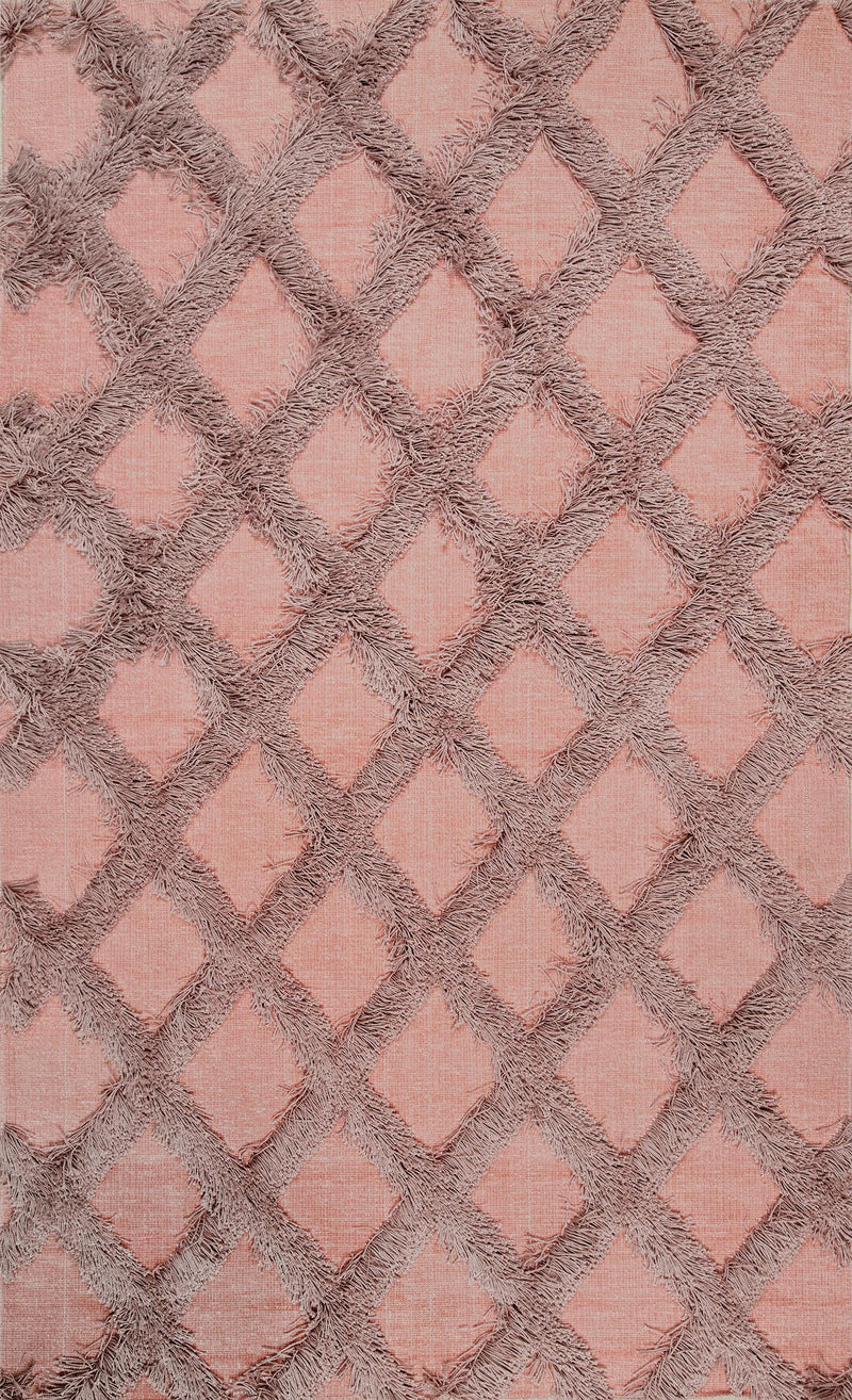 nuLOOM Francene Diamond Trellis Shaggy Area Rug