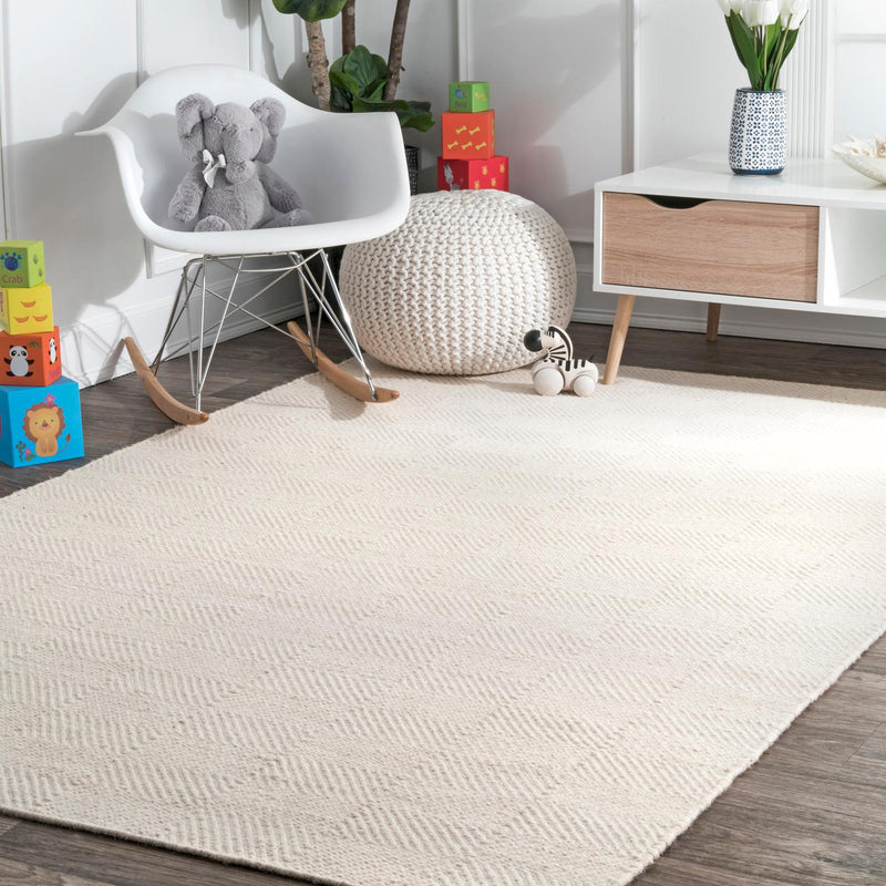 nuLOOM Ago Wool Hand Woven Area Rug