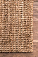 nuLOOM Ashli Solid Jute Area Rug