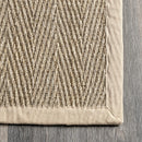 nuLOOM Larnaca Seagrass Herringbone Indoor/Outdoor Area Rug