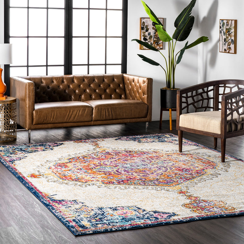 nuLOOM Vintage Medallion Maranda Area Rug