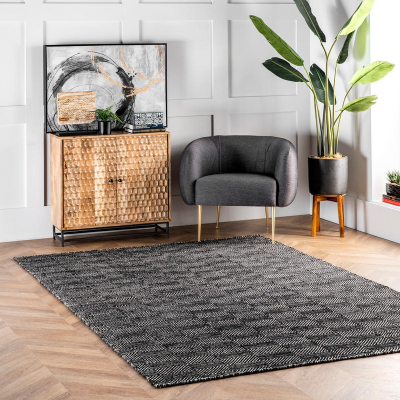 nuLOOM Ago Wool Hand Woven Area Rug